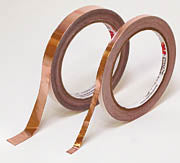 3M™ Copper Conductive Tapes, Single Adhesive Surface