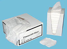 Paper & polyester cleaning wipes