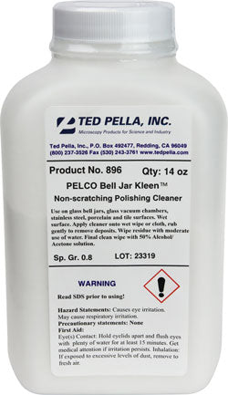PELCO Bell Jar Kleen™ and glass cleaners