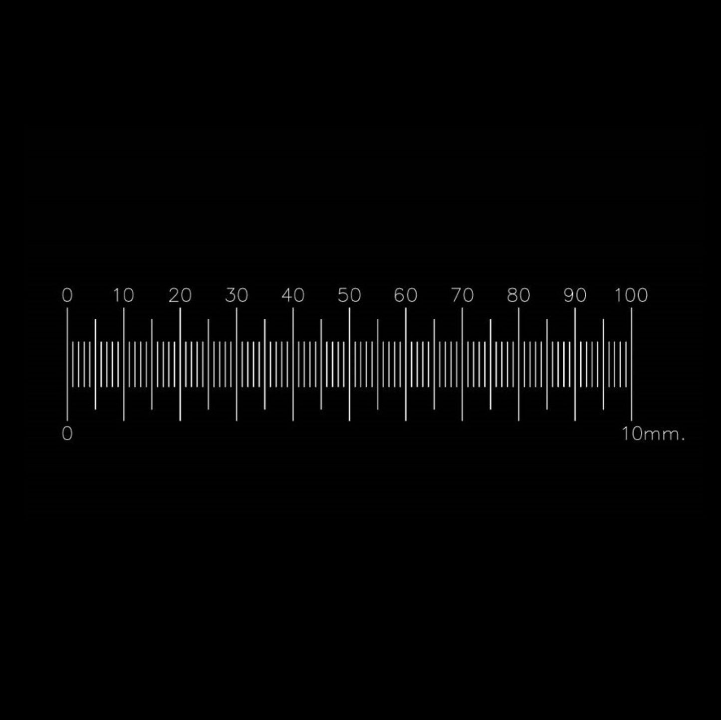 S1R Stage Micrometer 10mm/0.1mm, Reflected Light
