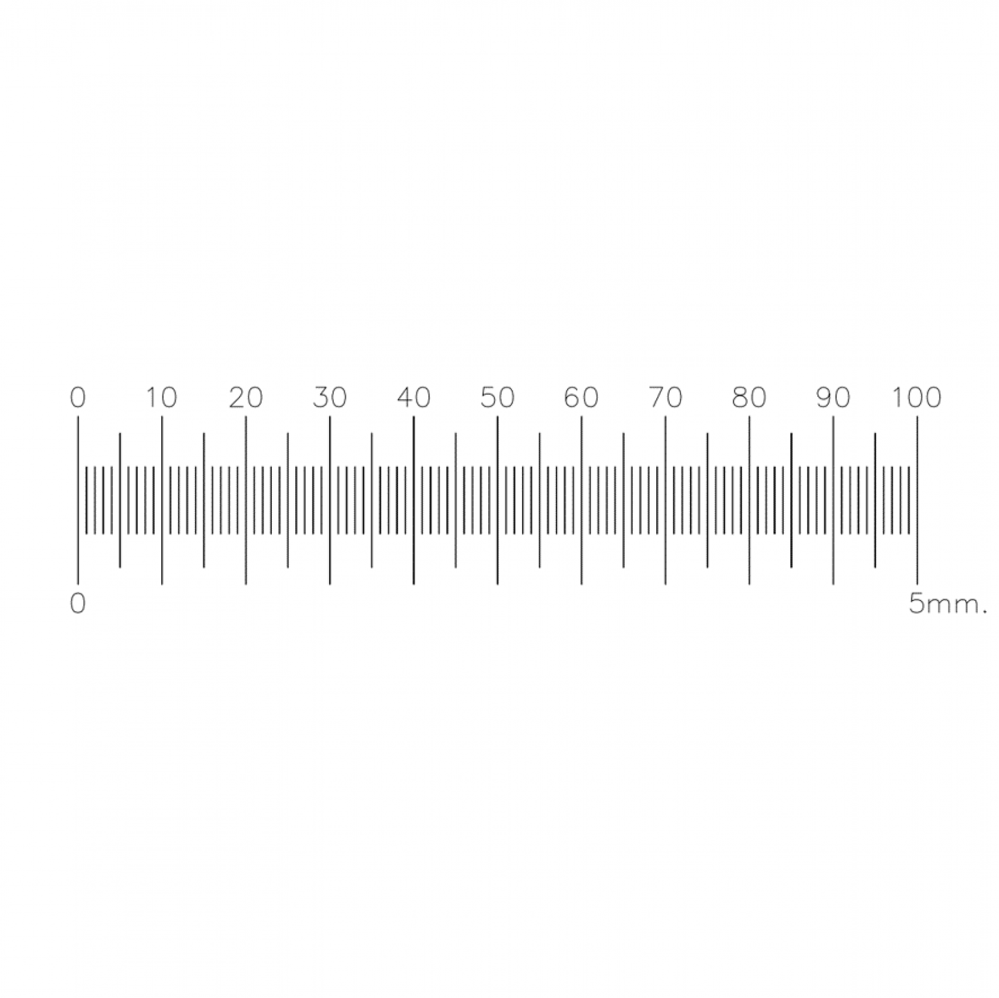 S2 Stage Micrometer 5mm/0.05mm