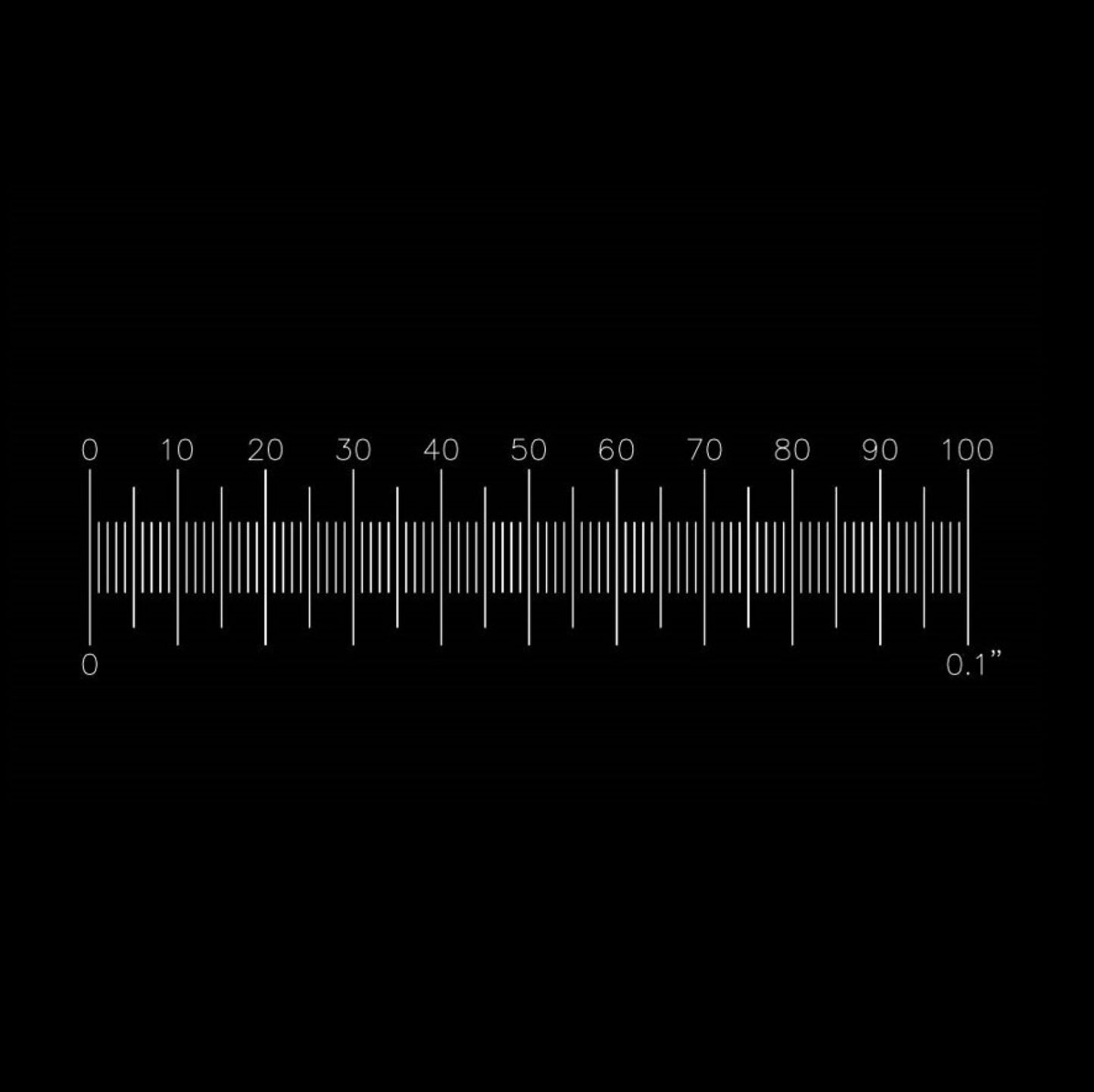 S4R Stage Micrometer 0.1''/0.001'', Reflected Light