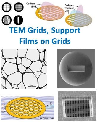 TEM Grids, Support Films on Grids