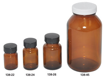 Small, Brown Glass Bottles
