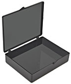 Small, Flat, Polystyrene Boxes with Hinges