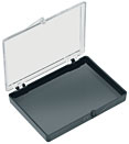 Small, Flat, Polystyrene Boxes with Hinges