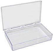 Clear Styrene Boxes with Three Hinges