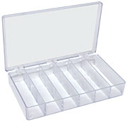 Clear Styrene Boxes with Three Hinges