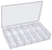 Clear Styrene Boxes with Three Hinges