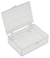 Small, Flat, Polystyrene Boxes with Hinges