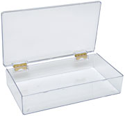 Styrene Plastic Boxes with Metal Hinges