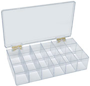 Styrene Plastic Boxes with Metal Hinges
