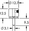 PELCO® Pin Stub Extender