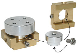 Adapter Buttons for Dovetail Stage Adapters; Stub Extensions for T-Base & Dovetail Stage Adapters