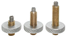 Adapter Buttons for Dovetail Stage Adapters; Stub Extensions for T-Base & Dovetail Stage Adapters