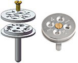 TEM Grid Holders on pin
