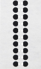 Carbon Tabs with Aluminum Foil Backing, Double Coated