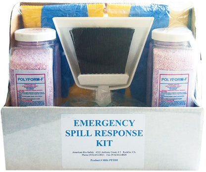 Emergency Laboratory Spill Response Kits, Formalin, Glutaraldehyde, Aldehyde Control & Neutralizing Products