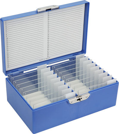 PELCO® MICROSLIDES Storage Boxes for 3 x 2" (76.2 x 50.8mm / 1-1.2mm thickness) Slides