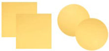Gold Coated Coverslips