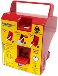 Miniature, retractable, disposable scalpels & blades removers