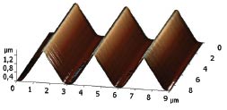 AFM Test Gratings