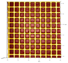 2000 lines/mm Cross Line Grating Replica & 2,160 Waffle Grating Replica for STM