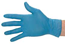Latex, vinyl, nitrile gloves