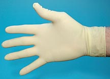 Latex, vinyl, nitrile gloves