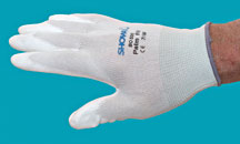 Nylon gloves, polyurethane coated nylon gloves