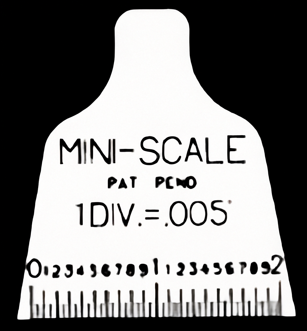 Miniature Measuring Scales and Ruler