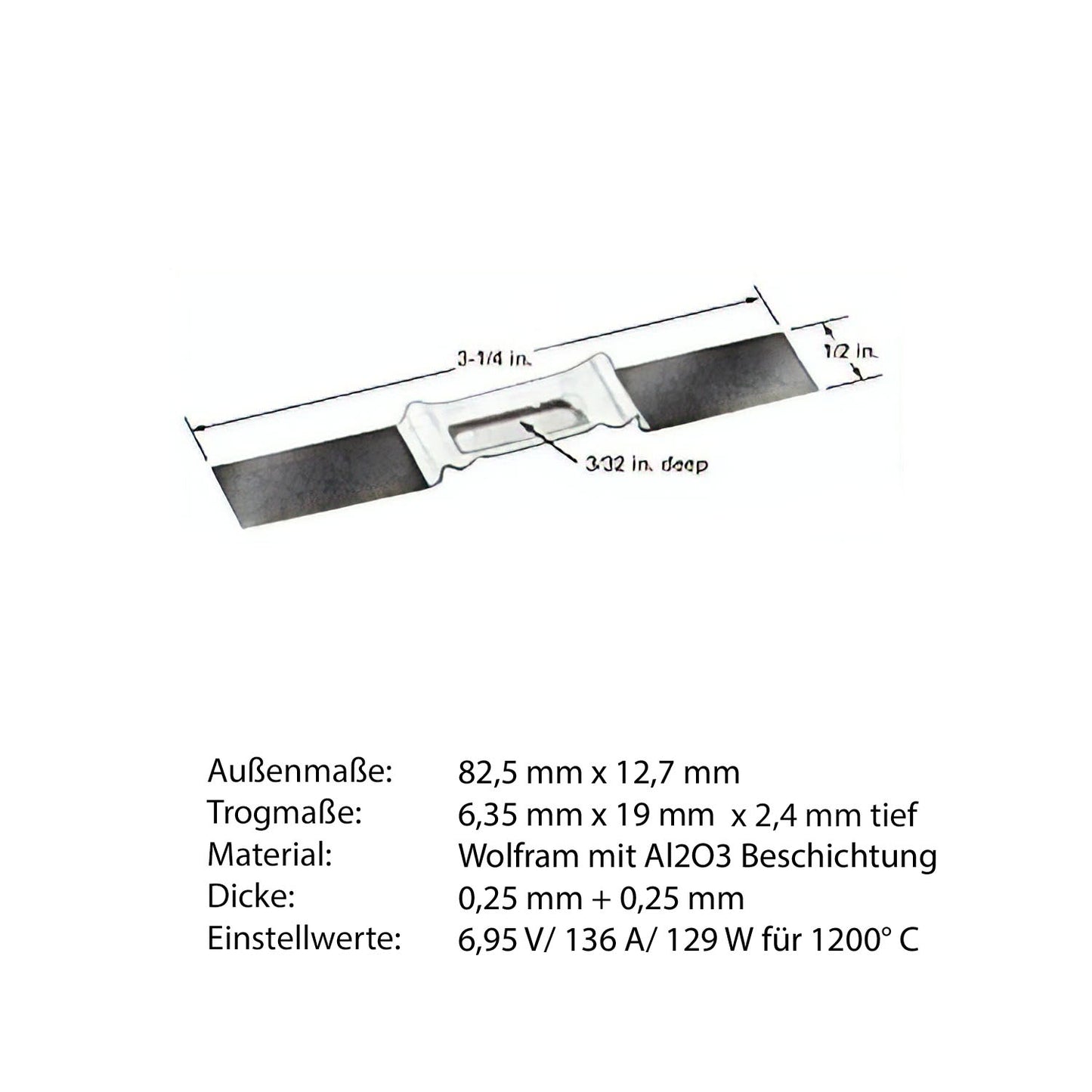 Heating boat for evaporation and aperture cleaning heating coil