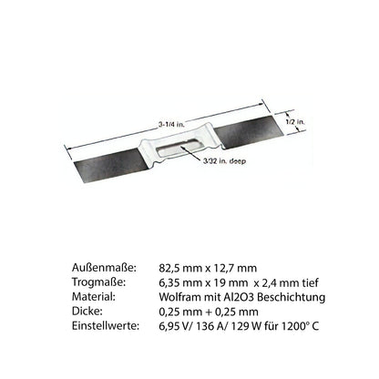 Heating boat for evaporation and aperture cleaning heating coil