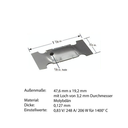 Heating boat for evaporation and aperture cleaning heating coil