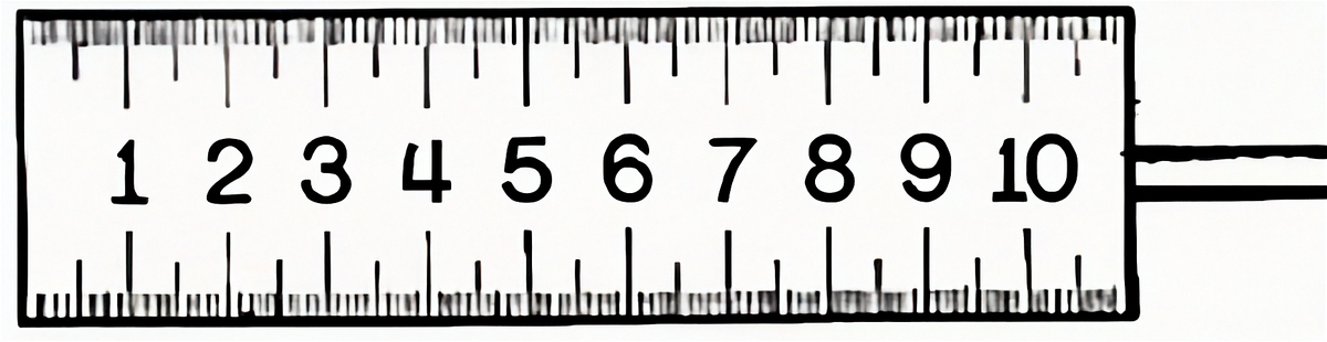 Miniature Measuring Scales and Ruler