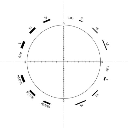 G25 Walton/Beckett (1996). All with calibration factor of 4 for use with 40x objectives