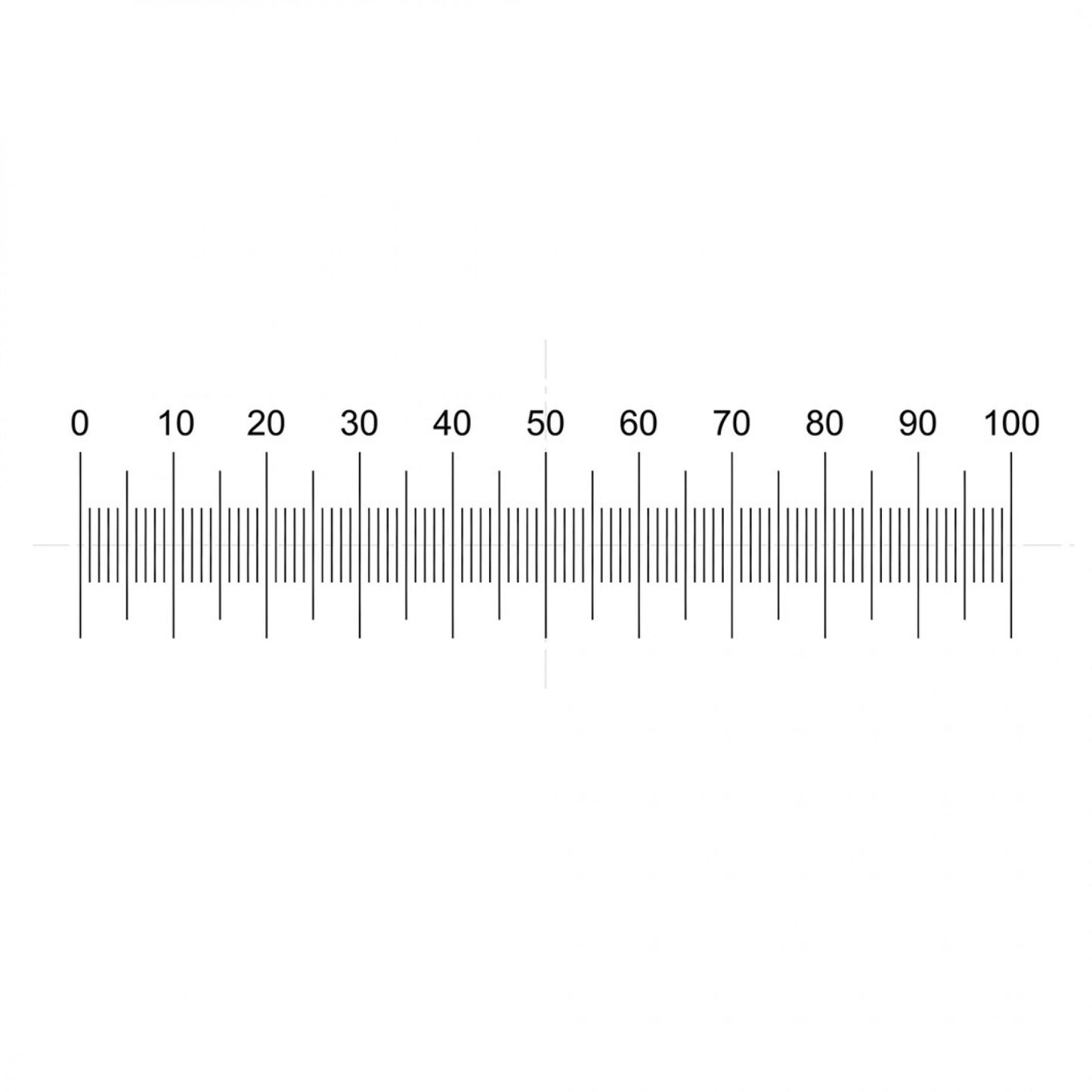 NE1 Horizontal Micrometer Scale 10mm/0.1mm