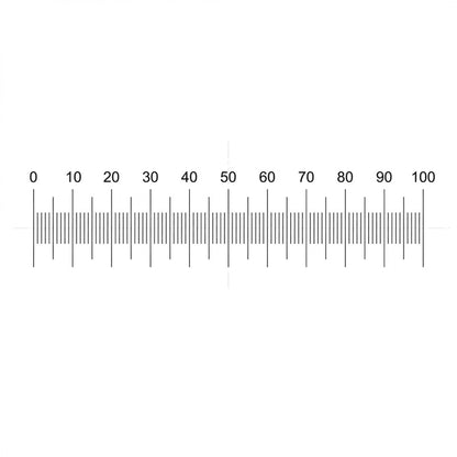 NE1 Horizontal Micrometer Scale 10mm/0.1mm