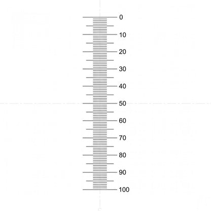 NE2 Vertical Micrometer Scale 10mm/0.1mm