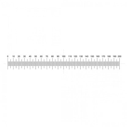 NE41 Horizontal Scale 10mm/0.05mm