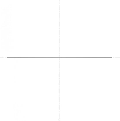 NE53 Vertical lines 0.1mm apart and horizontal line