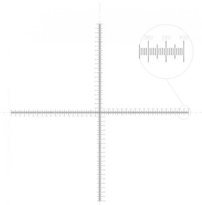 NE70 Crossed micrometer scales, 0.8" scales subdivided into 2" divisions