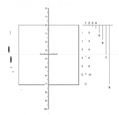 NG60 Grain Sizing graticule to EN10247