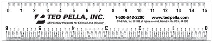 Rulers, clear plastic and metal