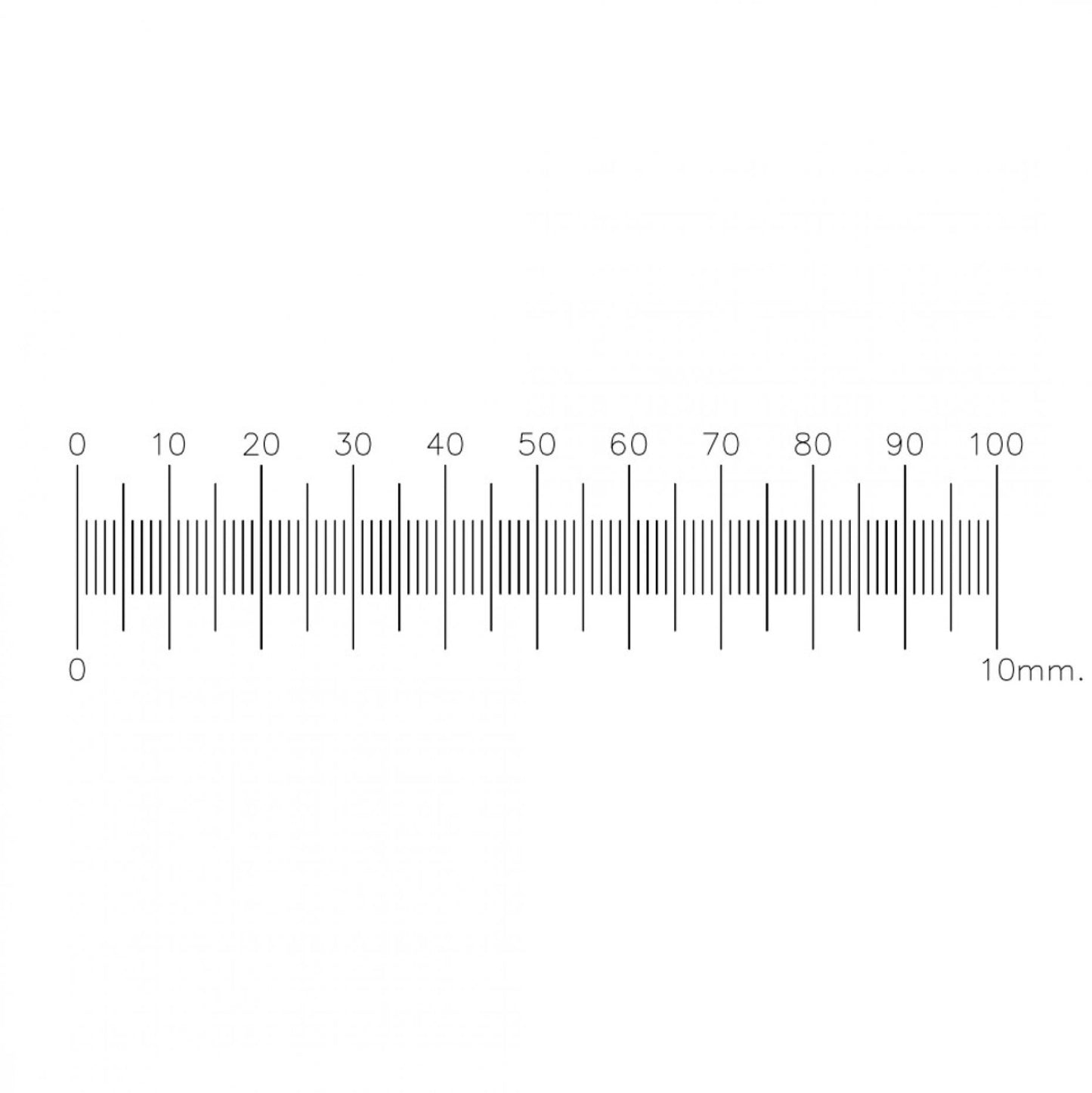 PS1 Micrometer Scale 10mm in 0.1mm divisions