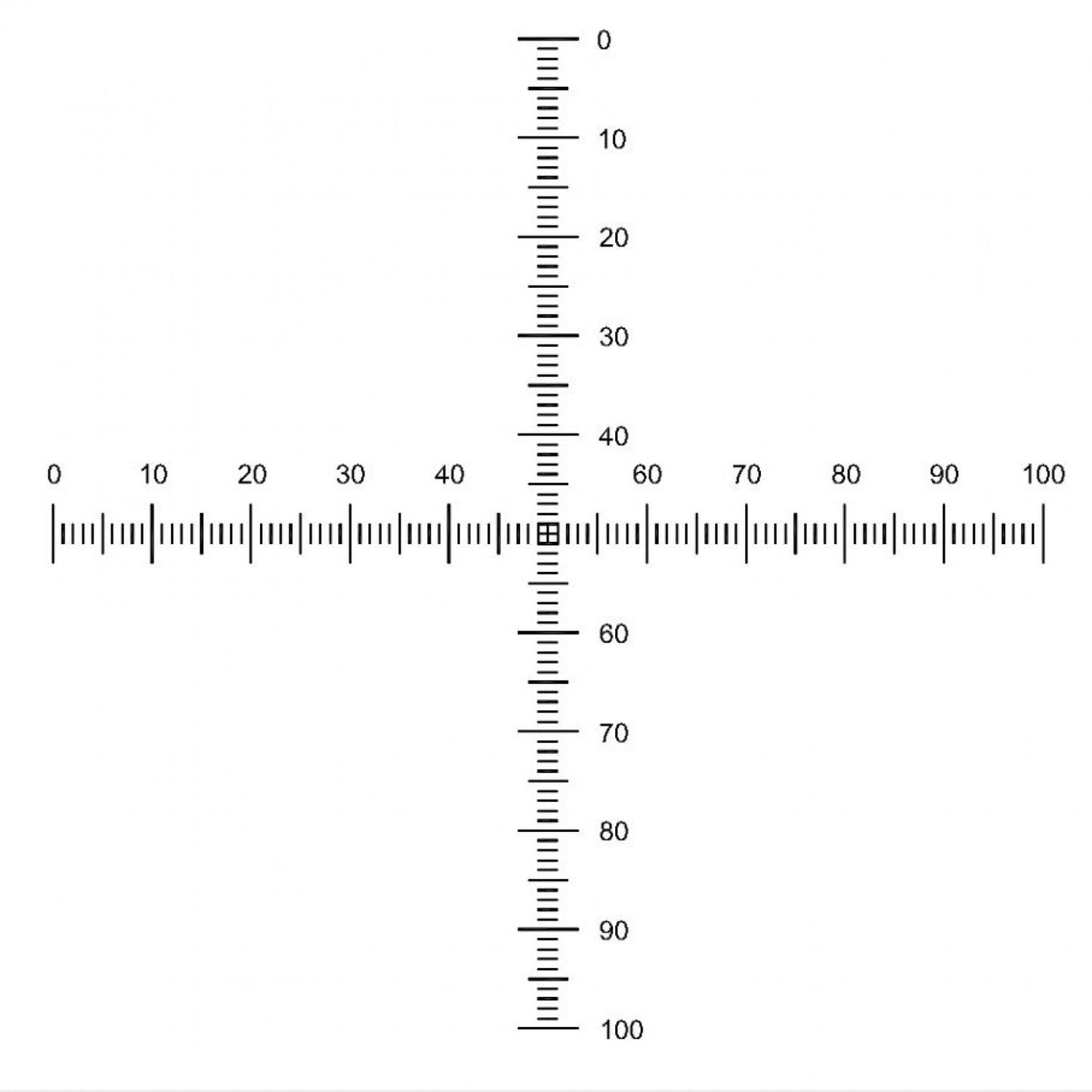 PS16 Crossed Micrometer Scales 1mm in 0.01mm divisions