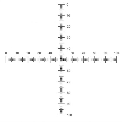 PS16 Crossed Micrometer Scales 1mm in 0.01mm divisions
