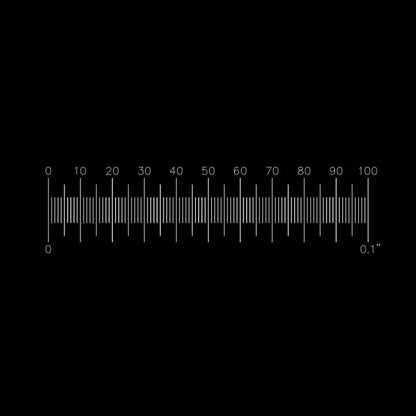 PS4R Micrometer Scale 0.1inch in 0.001inch divisions for reflected light
