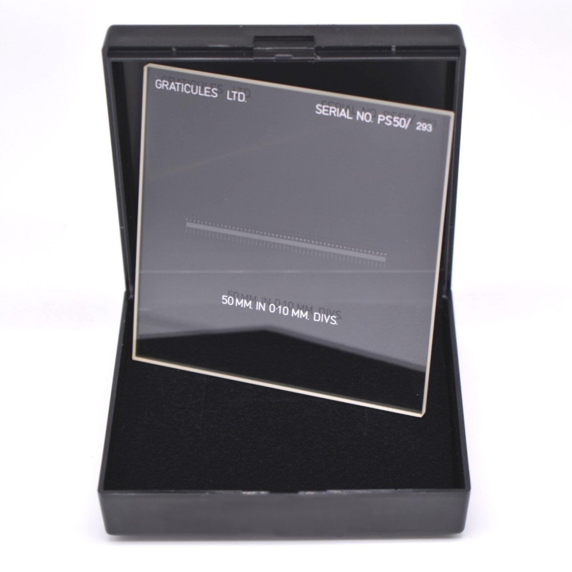 Rondo Ps50 PS50 Micrometer Scale 50mm in 0.1mm divisions, 75x75mm glass – AllEm
