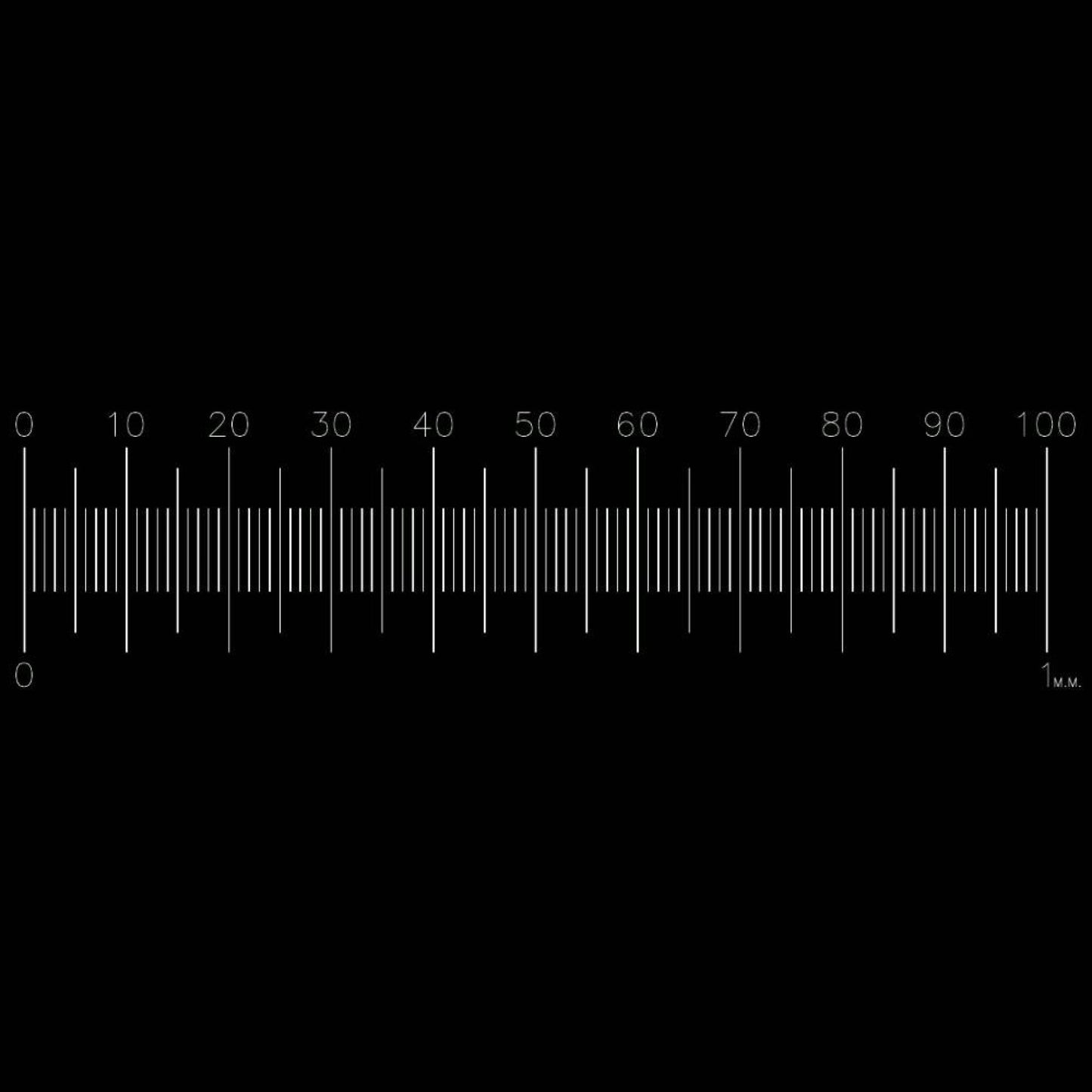 PS78 Micrometer Scale 1mm in 0.01mm divisions (for reflected light)